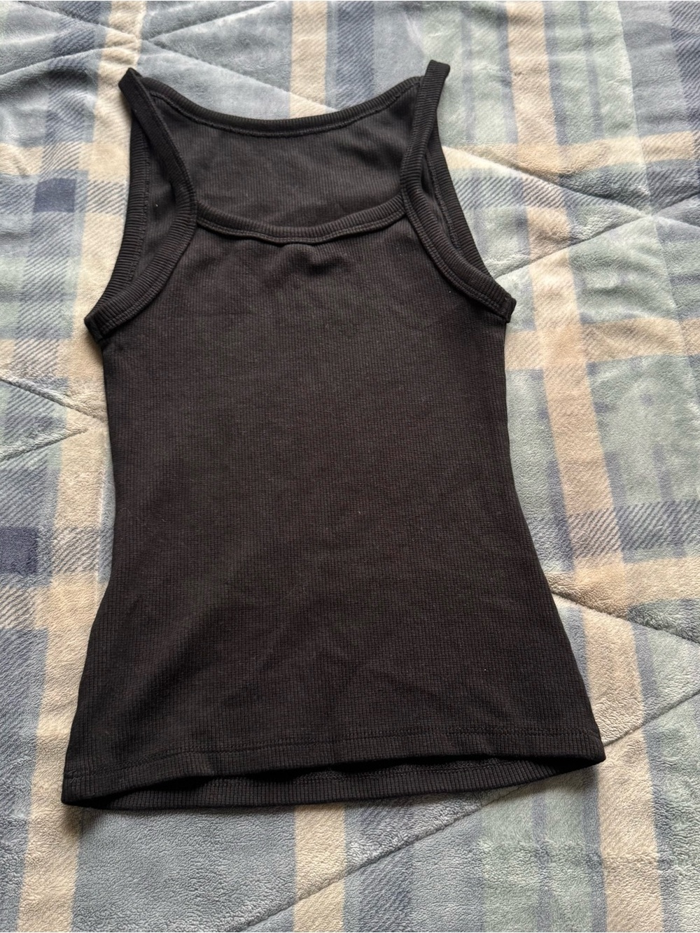 Zara Halter Ribbed Top - Picture 6 of 11